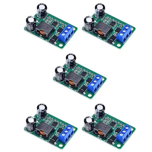 FackLOxc 5pcs Convertidor Potencia Eficiente 24V 12V A 5V 5A Módulo Regulador con Placa Protección Circuitos Cortos