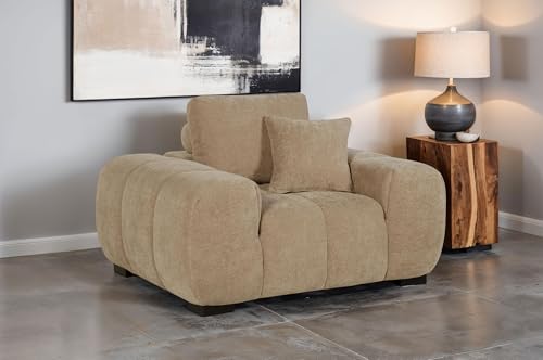 Sillón Plegable Tela Camel miniatura 2