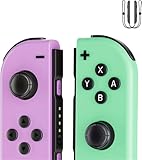 Haute Performance: ce manette pour switch dispose d'un gyroscope à 6 axes, vous offrir une expérience de jeu de haute précision.Les moteurs sensibles à double vibration enregistrent une réponse de vibration plus réaliste