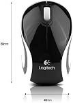 Logitech M187 Cordless Mini Mouse - Black (910-002720)