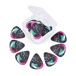 Lot de 12 médiators de guitare avec tête de mort et polygones brillants, noir 3D pour guitare électrique, basse acoustique, cadeau idéal pour les amateurs de guitare acoustique - Les Beatles, Paul McCartney, John Lennon, RIngo Starr, George Harrison Lot de 12 médiators de guitare avec tête de mort et polygones brillants, noir 3D pour guitare électrique, basse acoustique, cadeau idéal pour les amateurs de guitare acoustique – Image 3