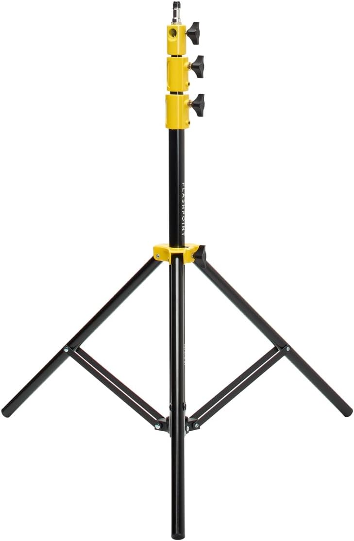 Flashpoint Pro Heavy-Duty Air-Cushioned Light Stand (Yellow, 7.2')