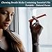 Chewable Breath Sticks Quit, Chewable Essential Oil Breath Stick, Chewable Breath Sticks are Can Taken Anywhere for Focus Clear (coffee)