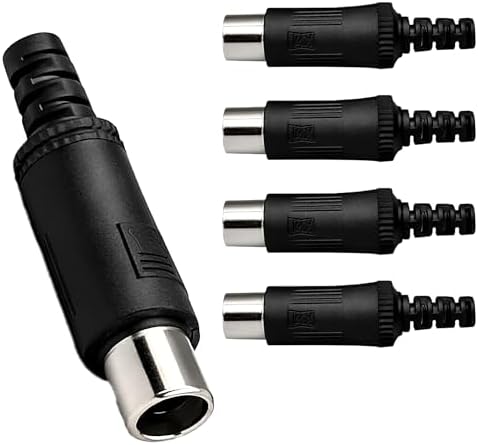 MX 5-Pin DIN Male Connector with Handle – Audio/Control Plug for DIY ...