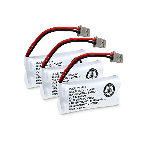 Kruta BT-1021 BBTG0798001 Compatible with Uniden BT-1021 BT1021 BT-1008 BT-1016 BT-1025 2.4V 800mAh Cordless Handset Phone Rechargeable Replacement Battery