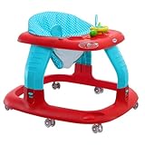 Prinsel Sonic - Andadera y Asiento acolchonado, Rojo/Azul