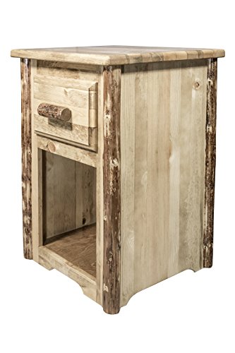 Montana Woodworks Glacier Country Collection End Table With Drawer #TOP4