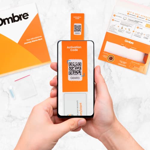 Ombre Complete Gut Health Test Kit, Microbiome At-Home Testing Kit For Personalized Food And Probiotic Recommendations, Lab Fee Inclued #TOP3