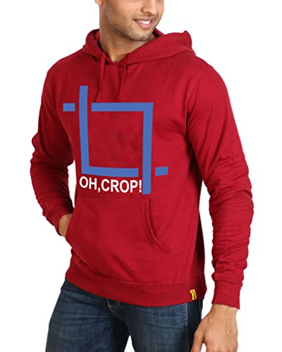 Image of Campus Sutra Cotton Men Hooded Sweatshirt