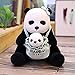 HYSLYQ Juguetes De Peluche Serie Madre-Niño Canguro Panda Oso Polar Erizo Pangolín Muñeco De Peluche Lindo para Niños Regalos para Niños 30Cm