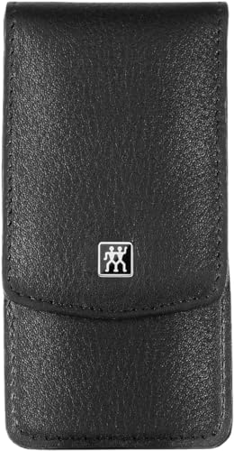 Zwilling Set Manicure (3 Pezzi, Cura Delle Unghie E Pedicure, Custodia In Vera Pelle, Con Forbici Per Unghie), Acciaio Inox Lucido, Nero - 2