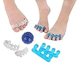 Alivio del dolor de juanetes, alivia tu dolor, trata tu juanetes, reduce la fricción entre los dedos de los pies y disfruta caminando de nuevo. Separa, alisa, estira y alinea tus dedos de los pies. Nuestros cojines a menudo proporcionan suficiente alivio para que puedas volver a tu rutina normal si te molestas tus opciones. Estirador de dedos y separador de dedos para dedos rizados para mujeres