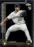 2025 Topps Chrome Update #USC65 Logan Henderson RC Rookie Milwaukee Brewers NFL Football Base Trading Card