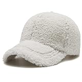 BAOZENGMUY Joli Chapeau Chapeaux Femme Marée Lettre Chaude Casquette en Peluche Casquettes De Baseball Chapeau Femmes Casquette De Baseball Hommes 56-60Cm 3