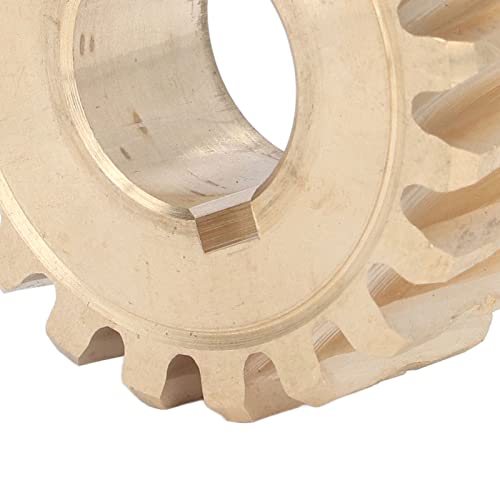 Schneckenrad-Ersatzteil, 20T Messing Schneckengetriebe Zubehör für Kraftübertragung für MTD 917‑04861 20T 717‑04449 717‑04861 717‑0528