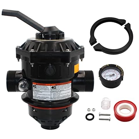 RDIYIN 6-Way Clamp Valve for Pools Cover