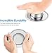 Helect 3-Pack Kitchen Sink Strainer Stainless Steel Drain Filter Strainer with Large Wide Rim 4.5