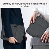 Dadanism 13 Inch Tablet Sleeve Padded Carrying Case, Space Gray