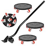 5 Pack Heavy Furniture Lifter, Furniture Movers Tools Kit, 6 Wheel Furniture Moving Sliders Set...