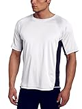 Kanu Surf Men's CB Rashguard UPF 50+ Swim Shirt, White, X-Large
