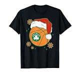 NBA Boston Celtics Christmas Santa Hat Ball T-Shirt