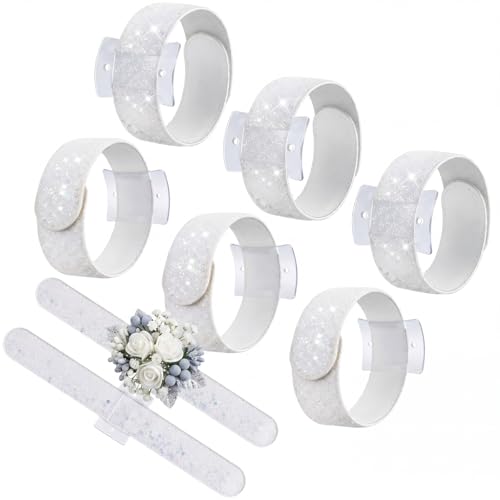 Bracelets de poignet floral chic pour bal de fin d'année et fête de mariage