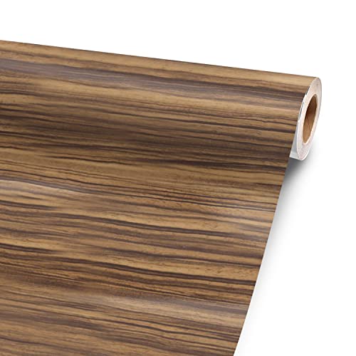 Dark Zebra Wood 12” x 52” Vinyl Wrap Sheet for Large or Custom Items | 3M wrap DIY to Custom Gear of All Types and Sizes, Including Vehicles, Boats, appliances, Furniture, ATV’s, Golf carts, Bikes by MIGHTY SKINS - Used condition - US$35.11