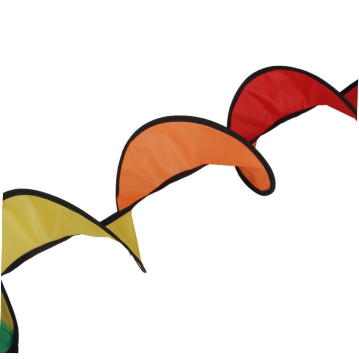 GANAZONO Spiral Rainbow Wind Spinner Colorful for Outdoor Lawn and Garden Decoration Eye Catching Nylon Design Portable Weather Resistant