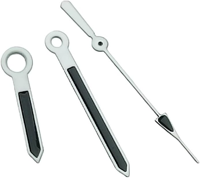 3pcs/Set Watch Pointer Parts for NH35/NH36 Movement, Watch Hands Pointer Replace Repair Accessories(Black Green)