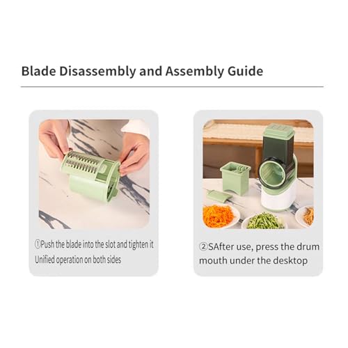 Electric Vegetable Slicer Handheld Salad Shooters Easy Control Rotary Grater Vegetable Shredders for Home Kitchens - Image 5
