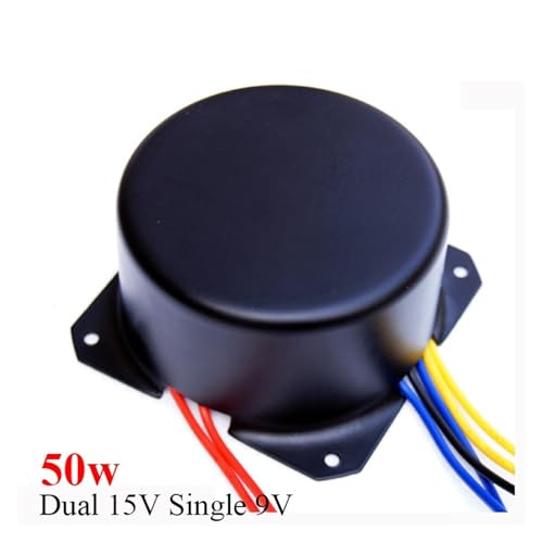 Transformateur toroïdal 9V 50W double 15V éliminateur d'interférences avec capot