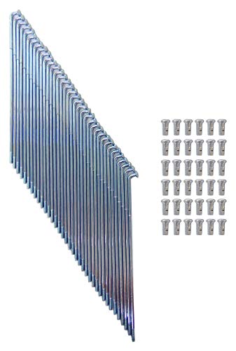 Cru Products Rear Wheel 16 Inch Spoke Set Compatible With 1985-Up Crf100 Xr100 Crf Xr 100 #TOP2