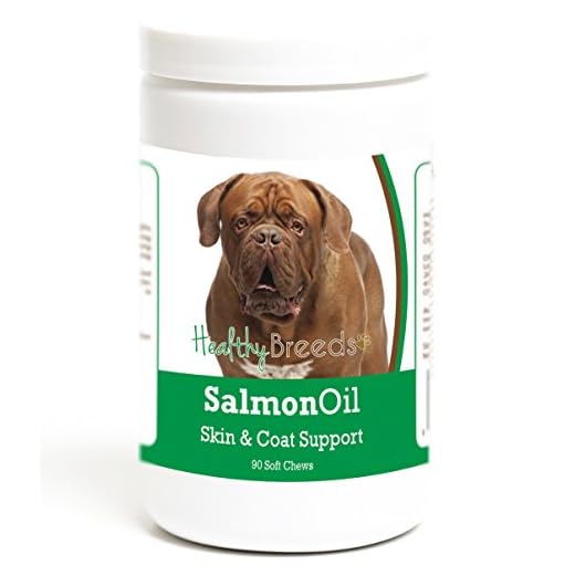 Healthy Breeds Dogue de Bordeaux Salmon Oil Soft Chews 90 Count
