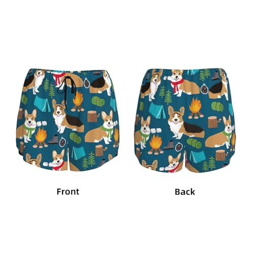 Short de yoga contre les irritations avec doublure intégrée corgi L - 5