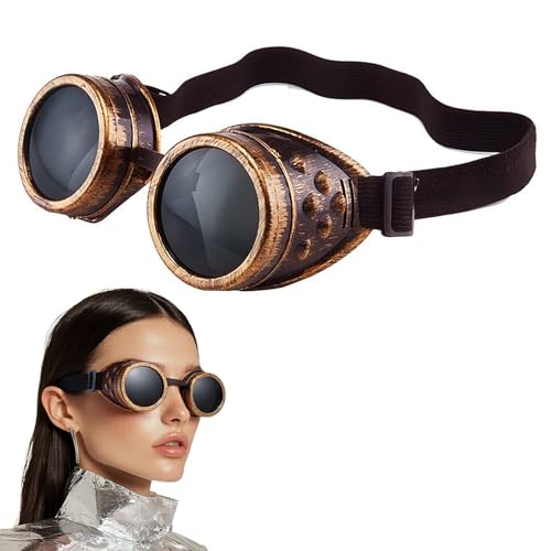 Fesatccoz Gafas Steampunk Estilo Vintage Unisex Victoriano
