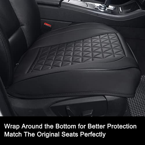 Black Panther FSC-01 Luxury Faux Leather Car Seat Cover Front Bottom Seat Cushion Cover thumb #4