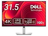 Dell 液晶ディスプレイ P3225QE 31.5型/3840×2160/HDMI、DisplayPort、USB-C/ブラック/スピーカー：なし