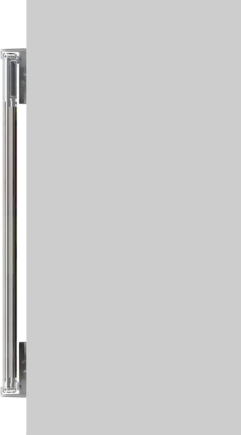 Hello LLamas SlabGrabs-Standard Fit 40-Piece Floating Shelf (Holds 20 Cases), Active-Grip Security Lock, Heavy Duty Clear Wall Organizer for PSA & Pre-2024 CGC – Not for Thick Cases