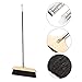 Outanaya Heavy Duty Cleaning Broom Long Handle Soft Bristles for Easy Dust and Hair Removal for Home and Office Floor Cleaning Reusable and Convenient Storage Design