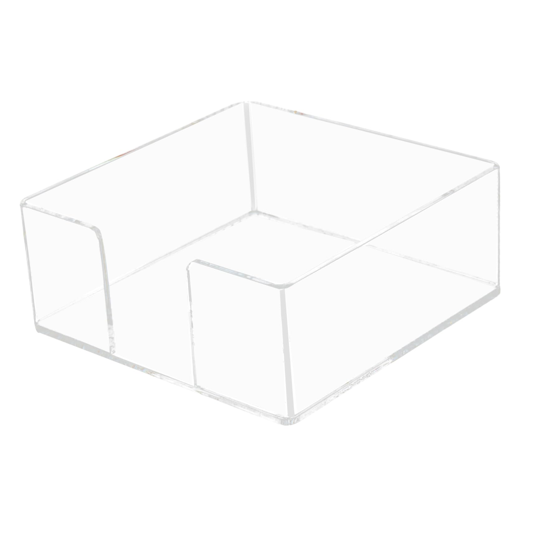 MAGICLULU 3pièces Boîte à Mouchoirs Acrylique Transparent Support De Rangement pour Serviettes Accessoire De Table Moderne pour Cuisine Restaurant Et Événements