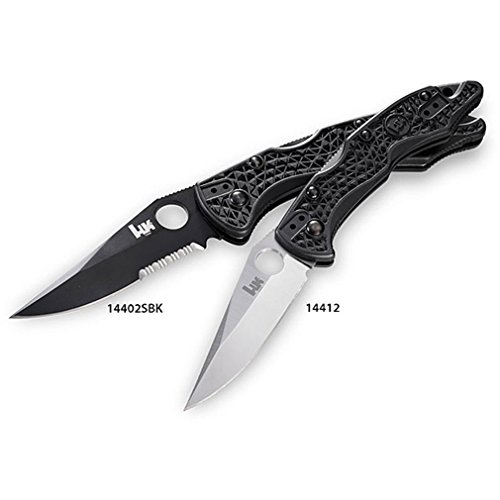 Benchmade HK Knives Pika II Knife Combo with Edged Coated Blade (Black, 8.32-Inch)