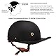 Azusumi Vintage Open Face Motorradhelm, Retro Baseball Halbhelme Herren Damen Cruiser Scooter Matt, Schwarz, Groß