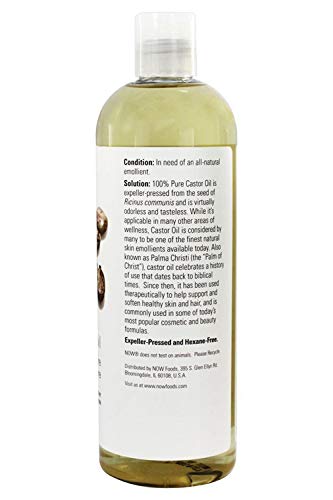 Now Foods Almond Oil 16 Oz. And Castor Oil 16 Oz #TOP2