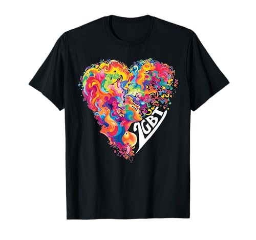 Orgullo LGBT bandera gay transgénero aliado arco iris mes lesbianas Camiseta