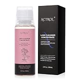 ACTROL Eyelash Shampoo Concentrate 100ml Lash Extensions Cleanser Concentrate Rose Natural Foaming S