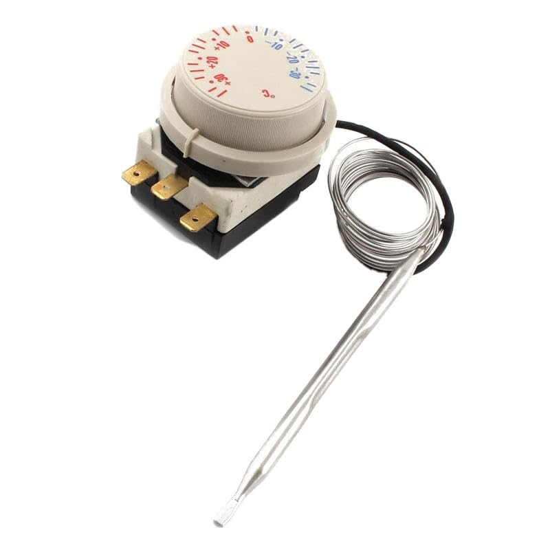Freezer -30~30degree AC 250V 16A AC380V Temperature Capillary Thermostat
