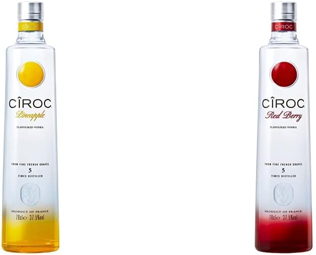 Ciroc Pineapple Vodka - 700 ml & Ciroc Red Berry Vodka - 700 ml