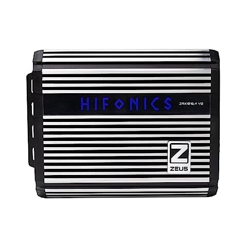 Hifonics ZRX1016.4V2 Zeus ZRX V2 Compact 1000 Watt Super D-Class Full Range Four Channel Amplifier Cover