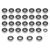 VGOL Kit Roulements Étanches 32 pcs 5x11x4 mm 5x8x2.5 mm 6x12x4 mm remplace OEM 56368 Compatible avec Tami Ya Scania 770S 6x4