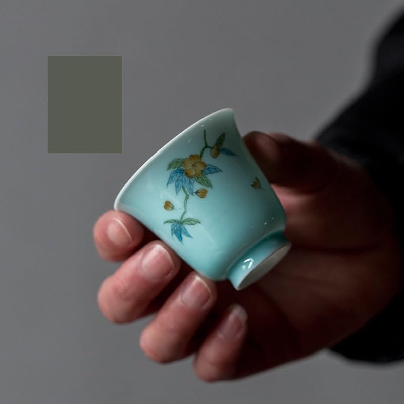 Filiżanki Matcha Chiński kubek do herbaty Kubek gospodarza Ręcznie robiony kubek do herbaty Ceramiczny Kung Fu Herbata Osobisty Kubek do herbaty Gościnności Zestaw do herbaty Filiżanka do herbaty (A)